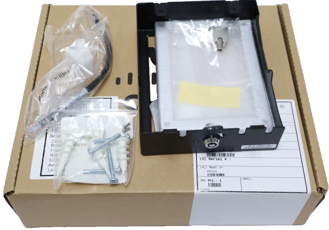 Cisco CP-WMK-C-6900 Locking Wall Mount Kit for 6921 6941 6945 6961 Phones