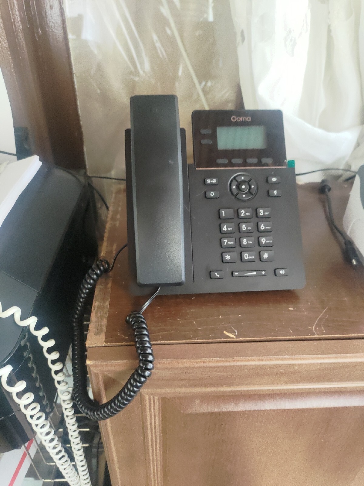 Ooma 2602W Phone System Grandstream Networks Black Used