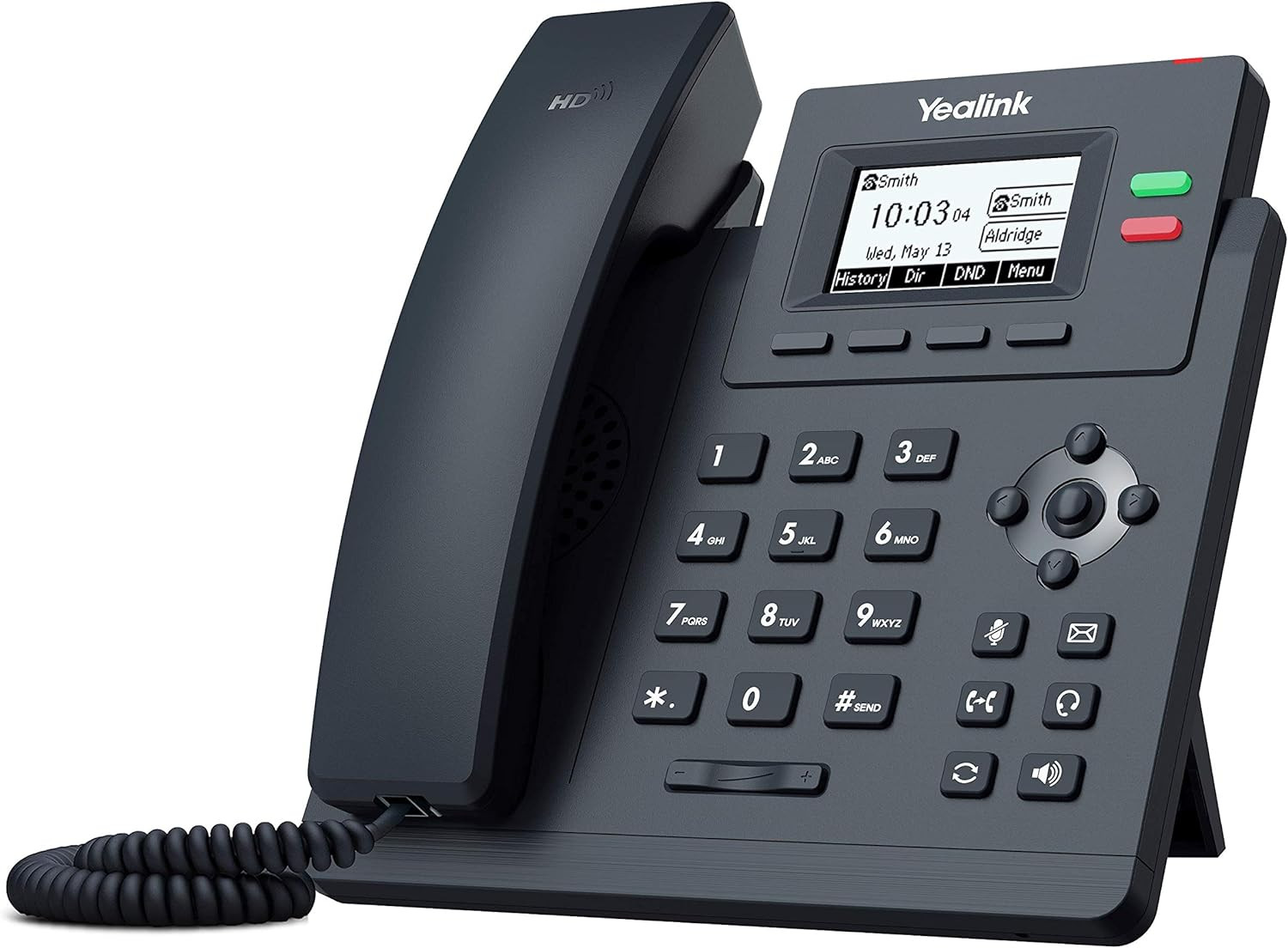 Yealink T31G IP Phone, 2 Voip Accounts. 2.3-Inch Graphical Display. Dual-Port Gi