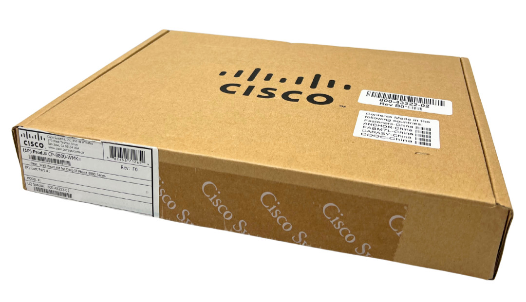 NEW – Cisco CP‑8800‑WMK Wall Mount Kit for IP Phone