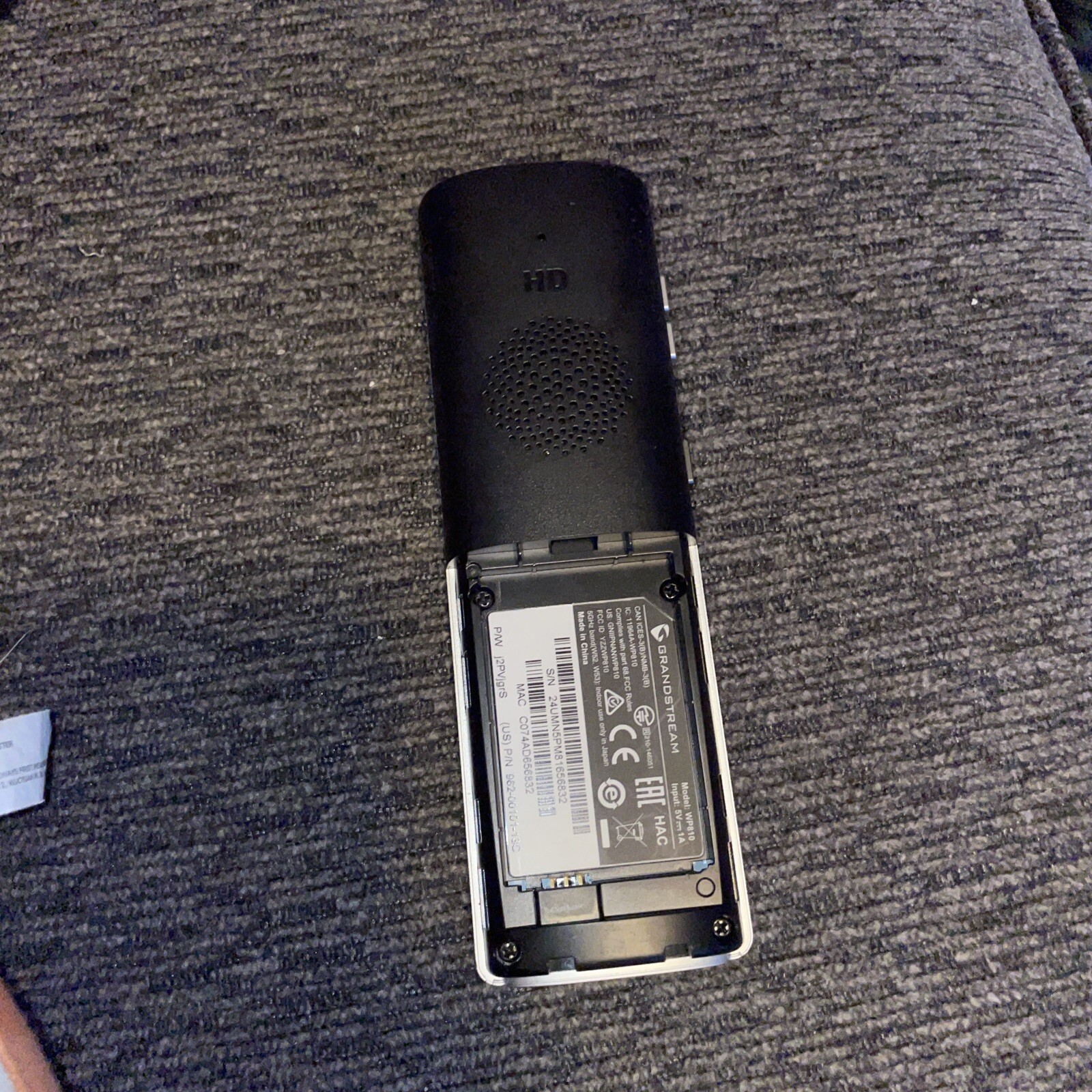 Grandstream Enterprise WiFi Phone WP820 Phone Only Missing Cover No Battery
