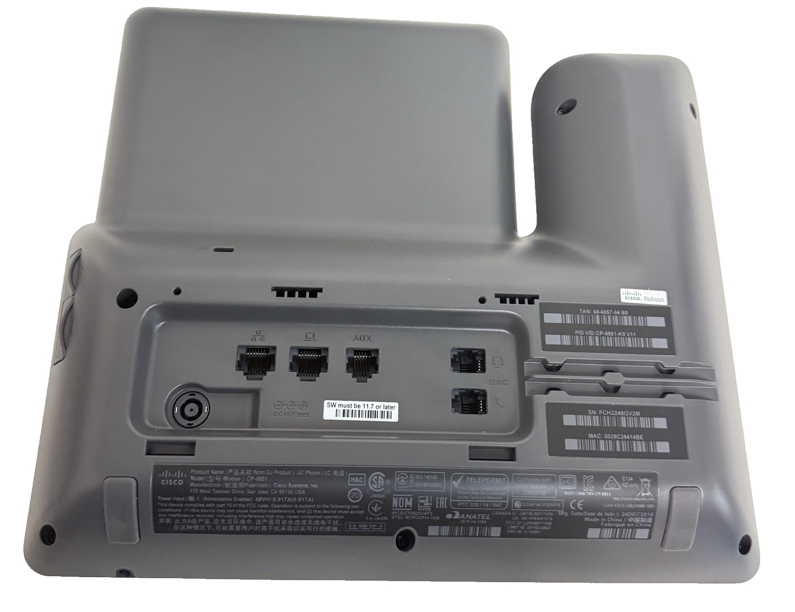 Cisco CP-8851 IP Phone