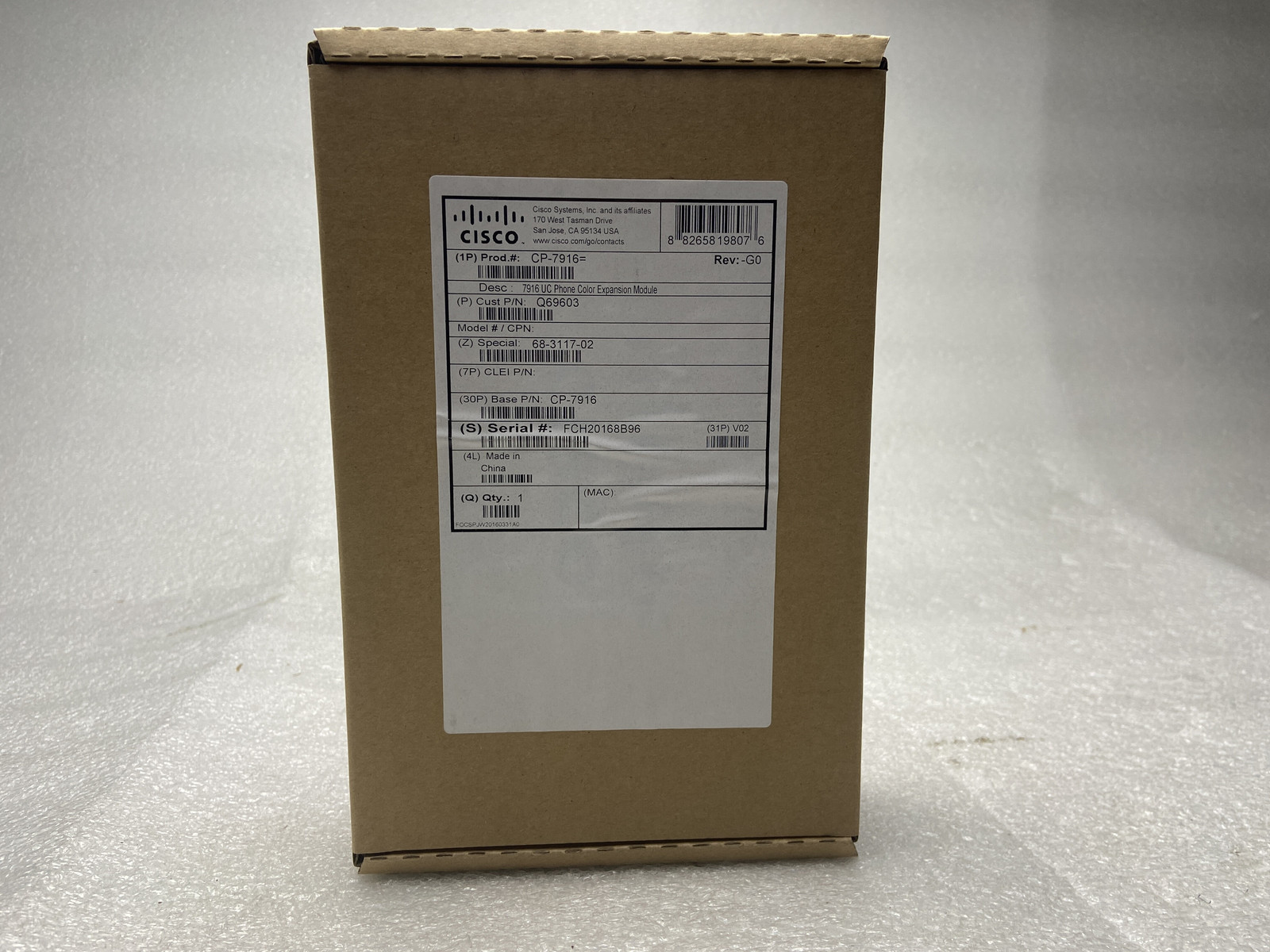Cisco 7916 IP Phone Expansion Module CP-7916 NEW OPEN BOX