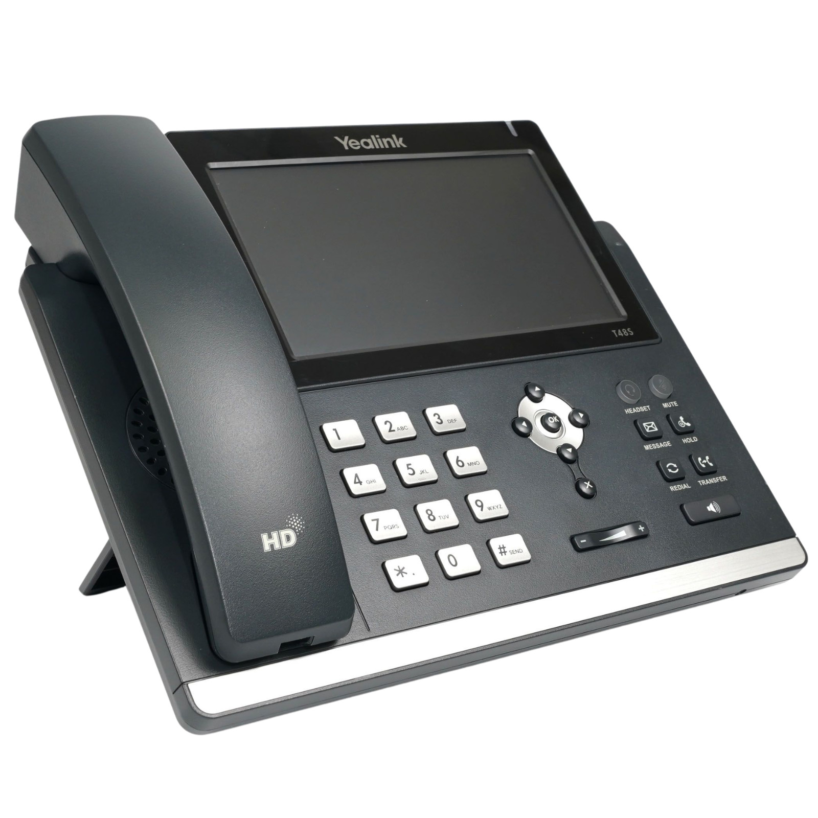 Yealink SIP-T48S 16-Line IP Phone Gigabit 7″ Color Touchscreen PoE VoIP HD SIP