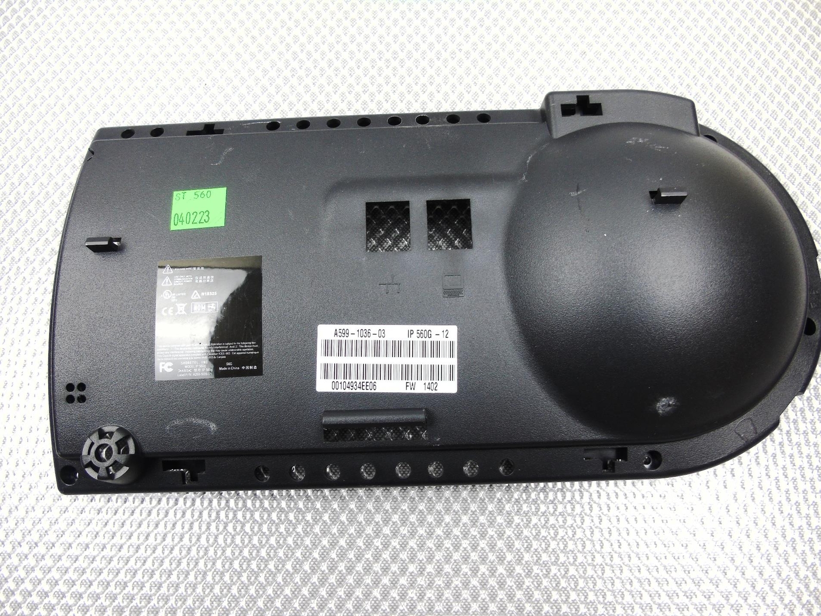 ShoreTel 560 Business IP Phone Base Cover Enclosure