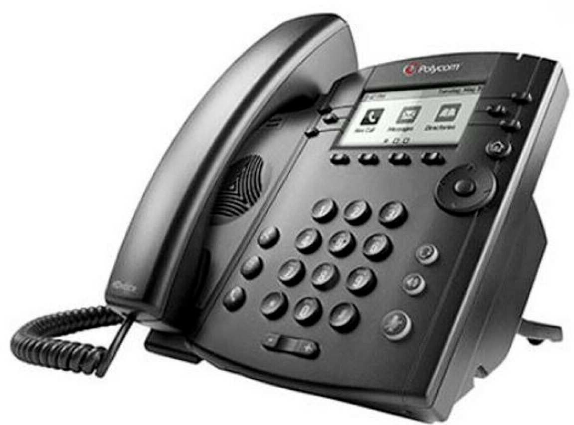 Polycom VVX310 Business Media Phone (2201-46161-001) with handset