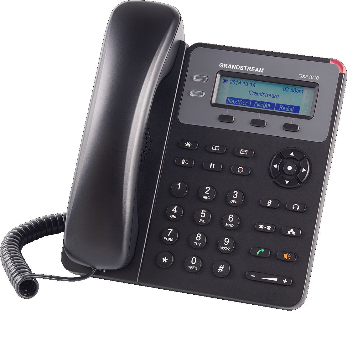 GRANDSTREAM GXP1610: 1 Line HD IP Phone w/ LCD Display-VoIP-1 MONTH FREE SERVICE