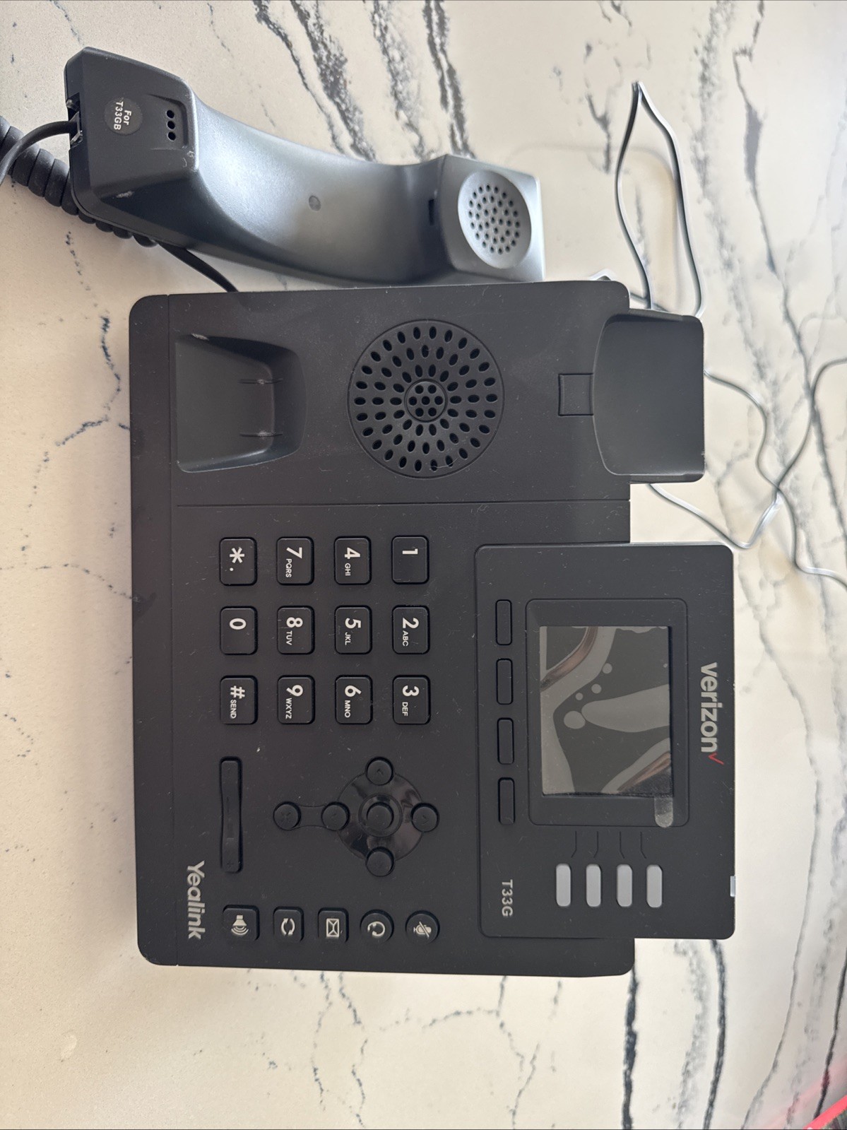 Yealink T33G IP Phone, 4 VoIP Accounts. 2.4-Inch Color Display. Dual-Port…