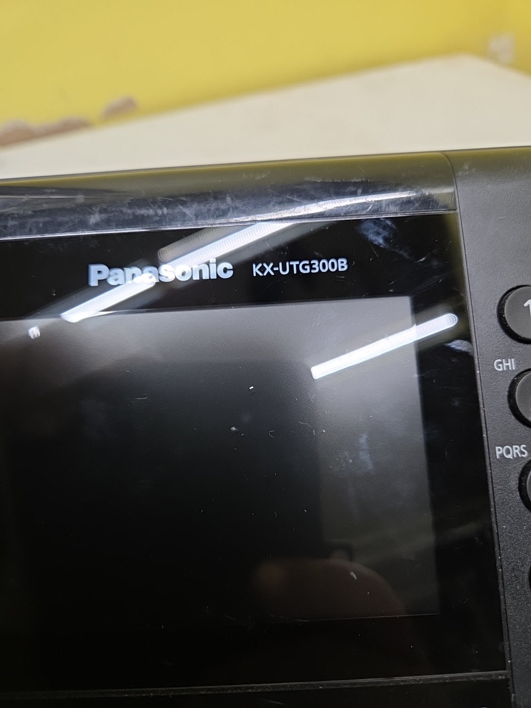 3Panasonic KX-UTG300B Touchscreen Color Display Tested Read Description