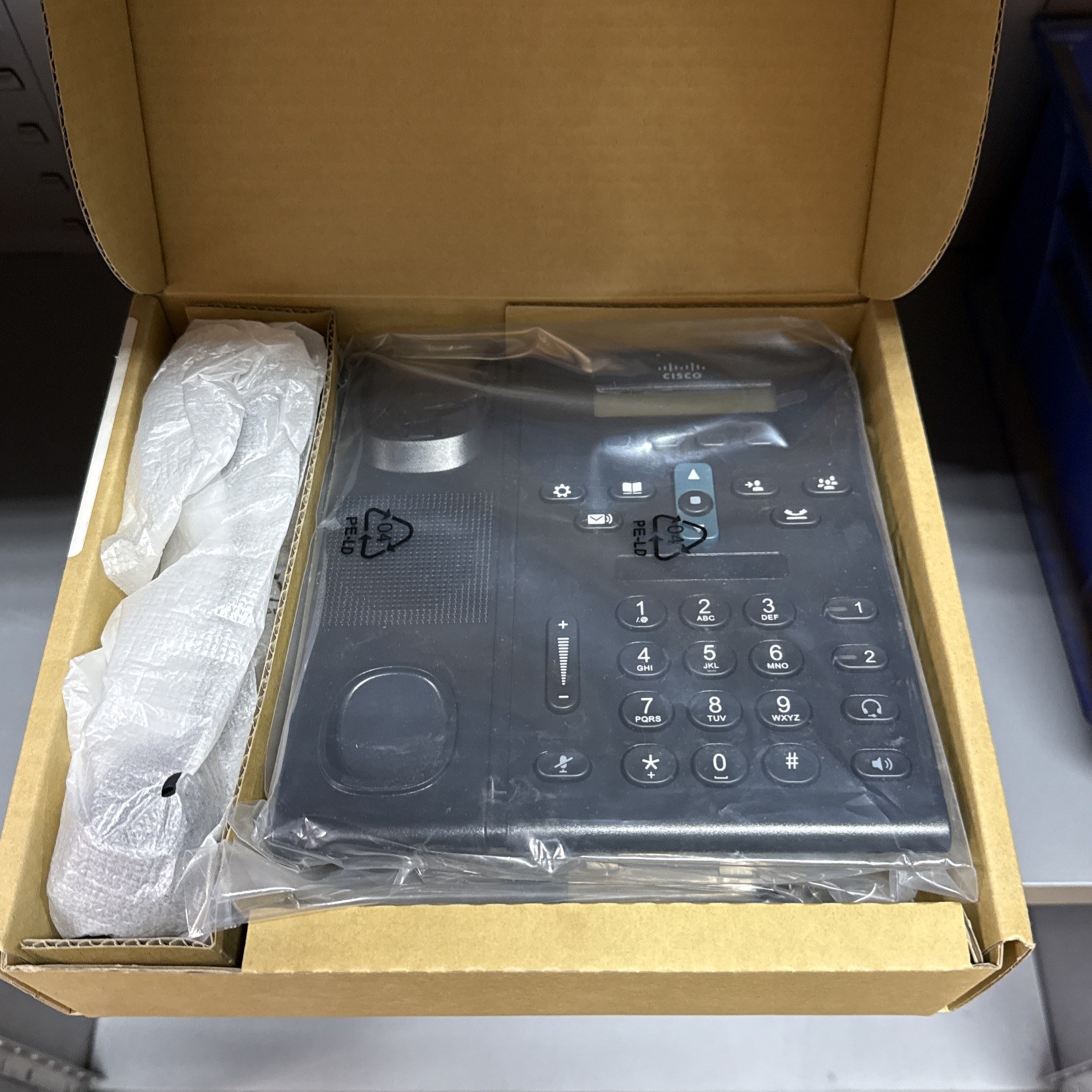Lot of 3 New Cisco 6921 IP VOIP Desktop Phone CP-6921-C-K9 –