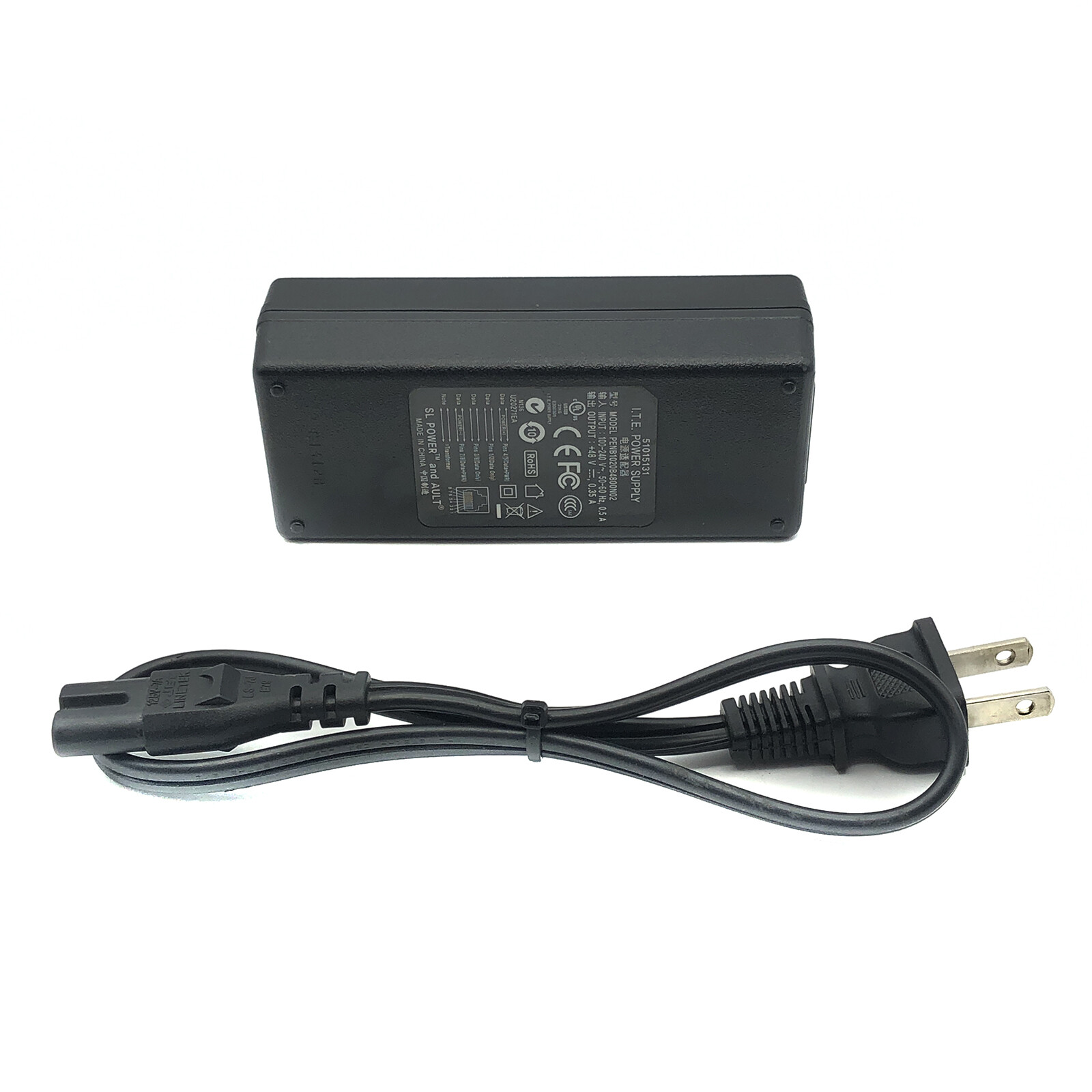 Original Ault Ethernet Power Supply Adapter PENB1020B4800N02 48V 0.35A PoE