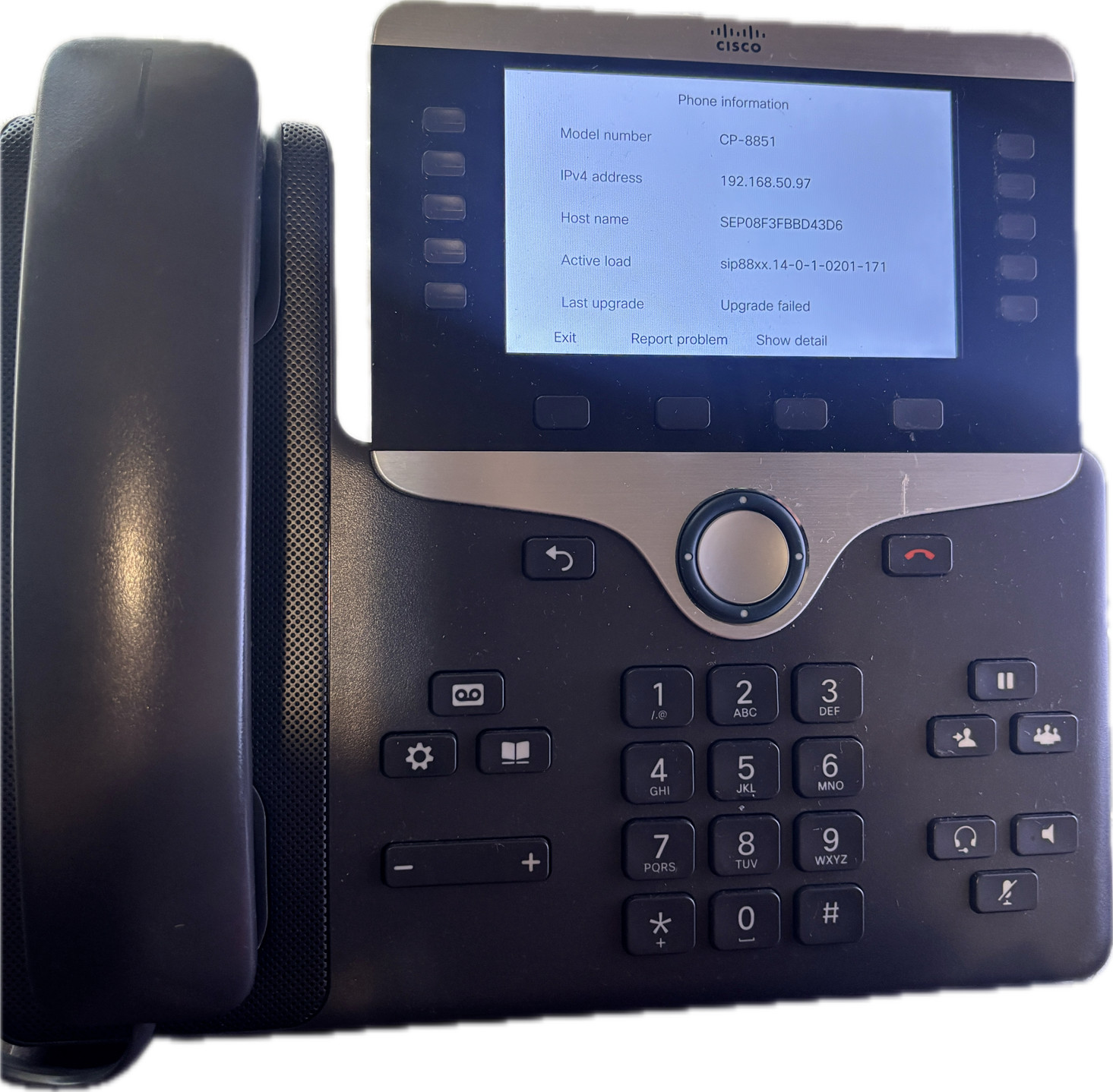 Cisco CP-8851-K9 Enterprise IP Phone Color Display