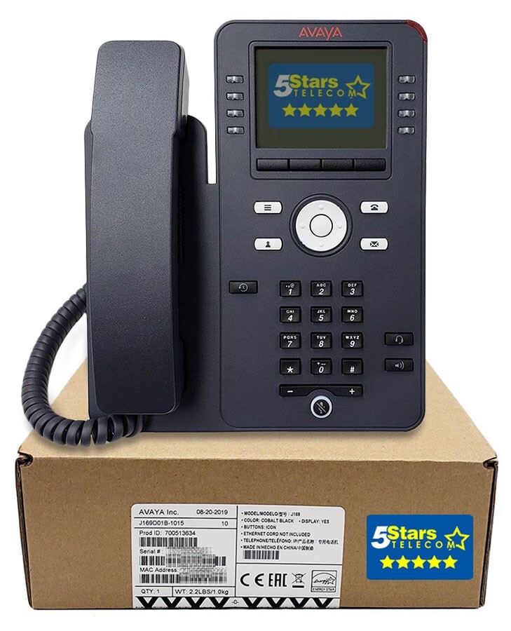 Avaya J169 IP Phone (700513634) Brand New, 1 Year Warranty