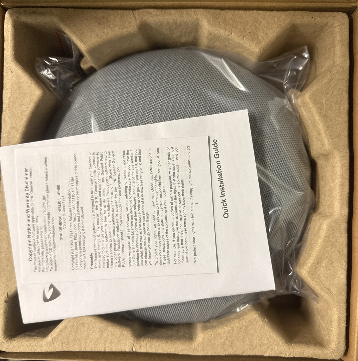 Grandstream GSC3505 1 Way Public Address SIP POE+ Speaker