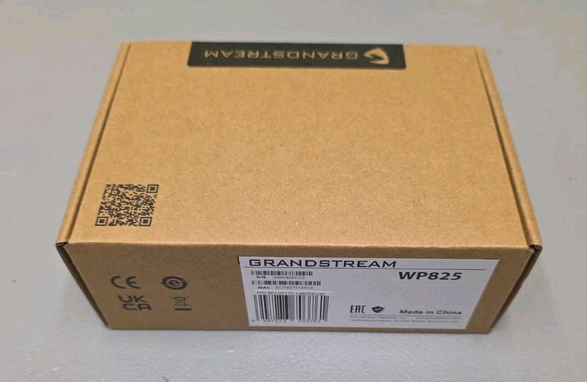 Grandstream WP825 Portable Wi-Fi IP Phone with Stand and Power Supply
