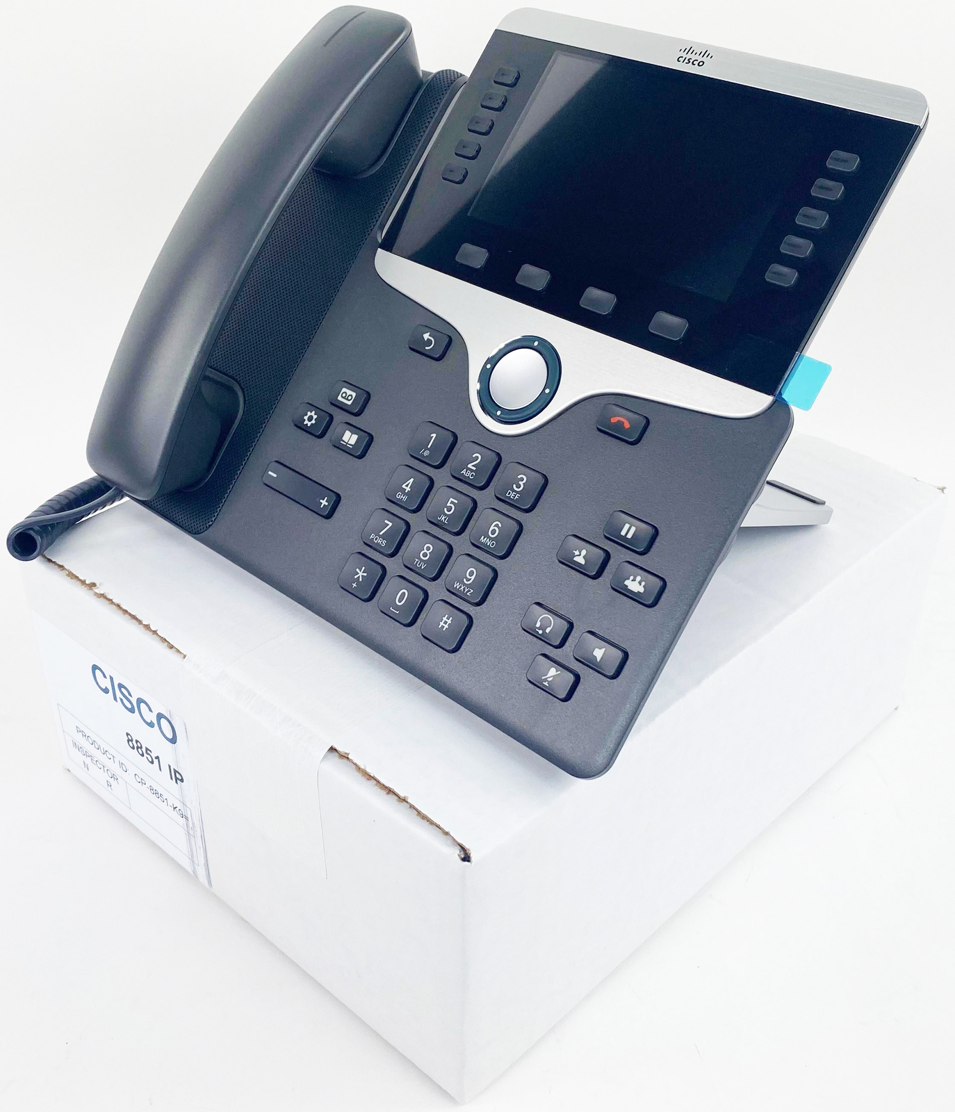 Cisco 8851 IP Phone (CP-8851-K9=) – New(Other) Disp Protector Attached