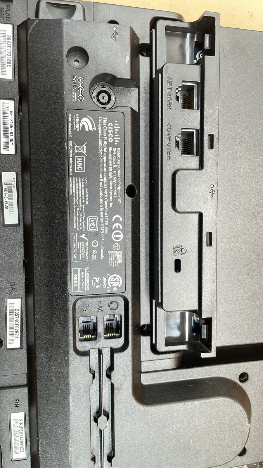 Yealink CP920 HD IP Conference & Cisco Unified IP Phone 9971 Phone Base Unit