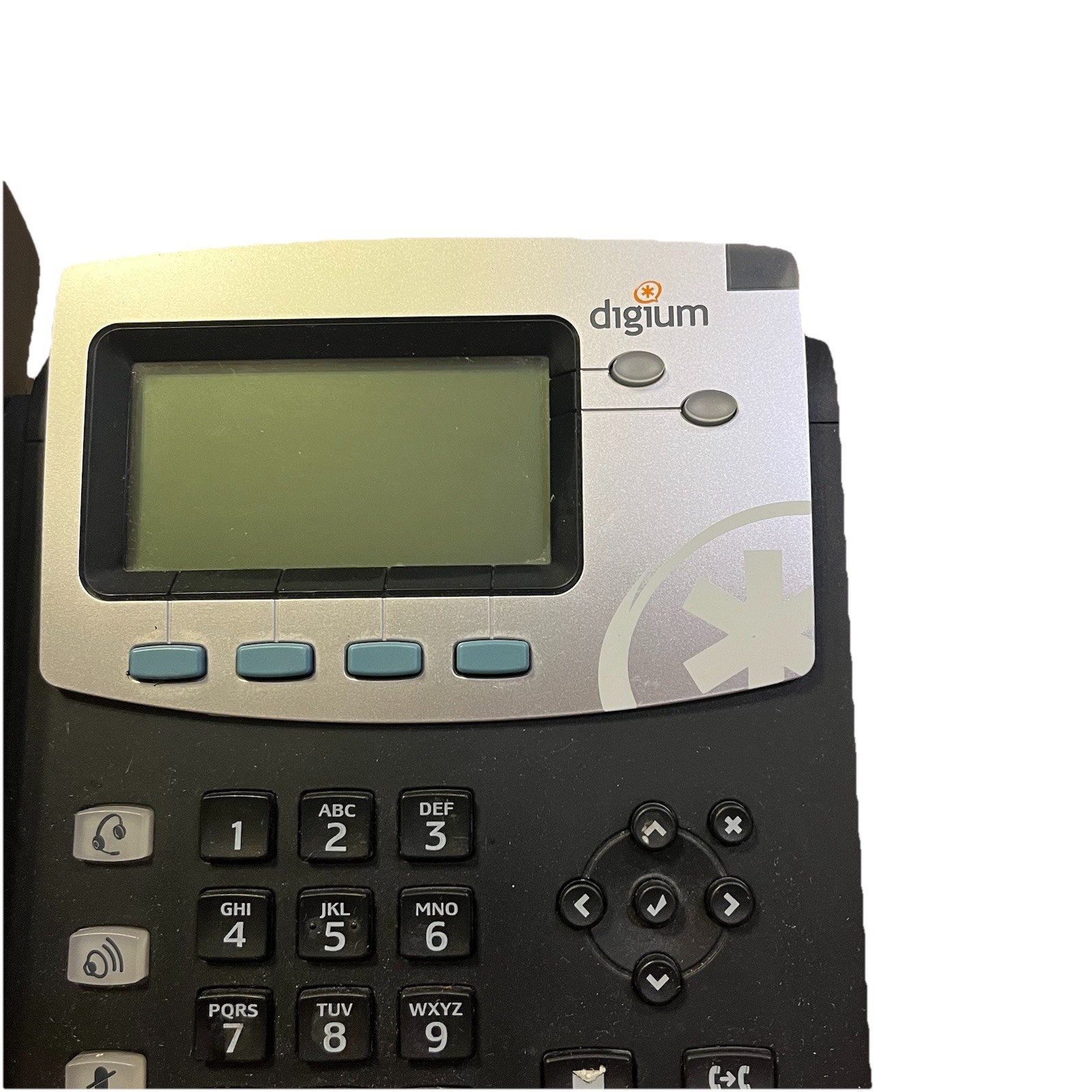 Lot of 5 Digium D45 1TELD045LF 2-line Gigabit HD Voice SIP Phone Telephone