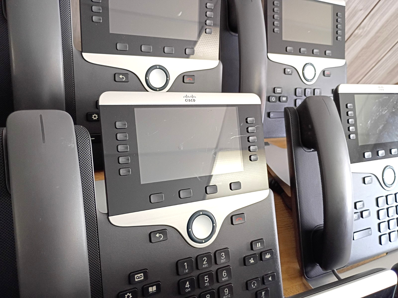 (LOT OF 15)!! WORKING Cisco 8841 CP-8841 IP Phone Charcoal GREAT CONDITION