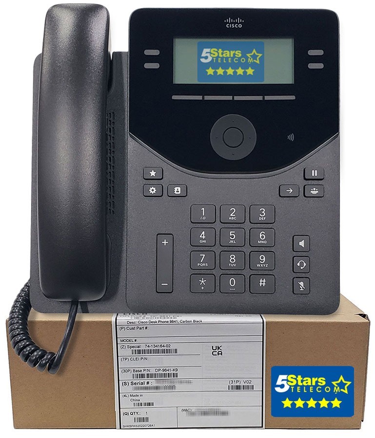 Cisco 9841 IP Phone (DP-9841-K9=) Brand New, 1 Year Warranty
