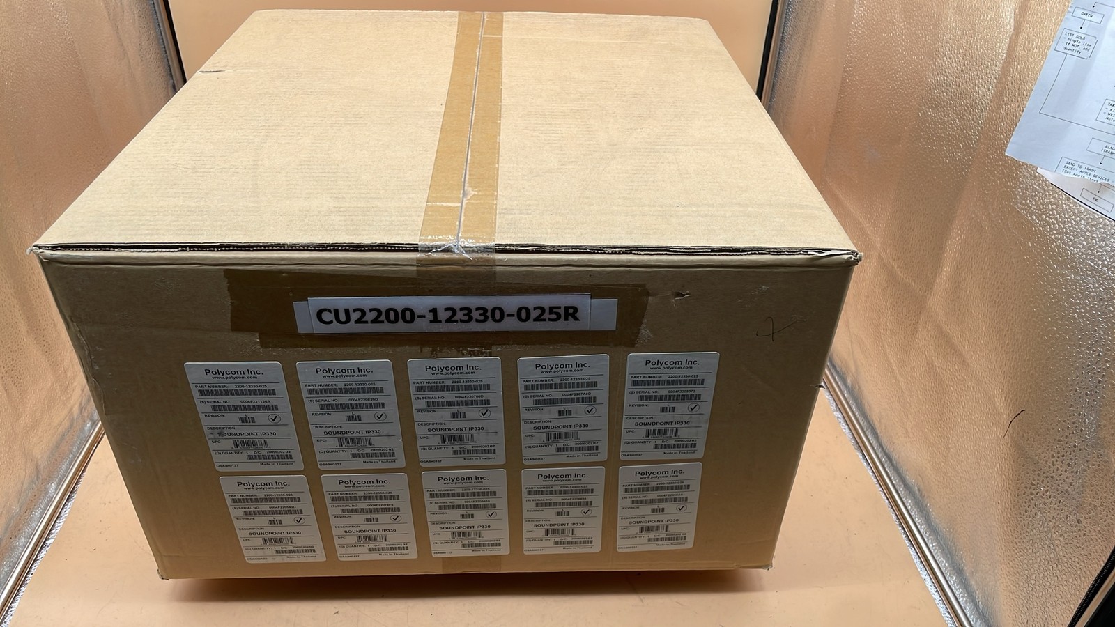 Polycom SoundPoint IP 330 Business Desk Telephone System Units Lot of 10
