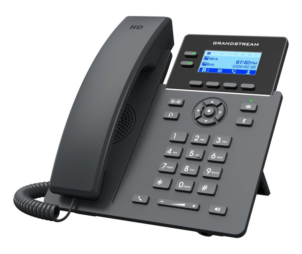 Grandstream GRP2602W 2-Line Essential IP Phone – Wi-Fi 6 Dual-Band & 5-Way HD Co