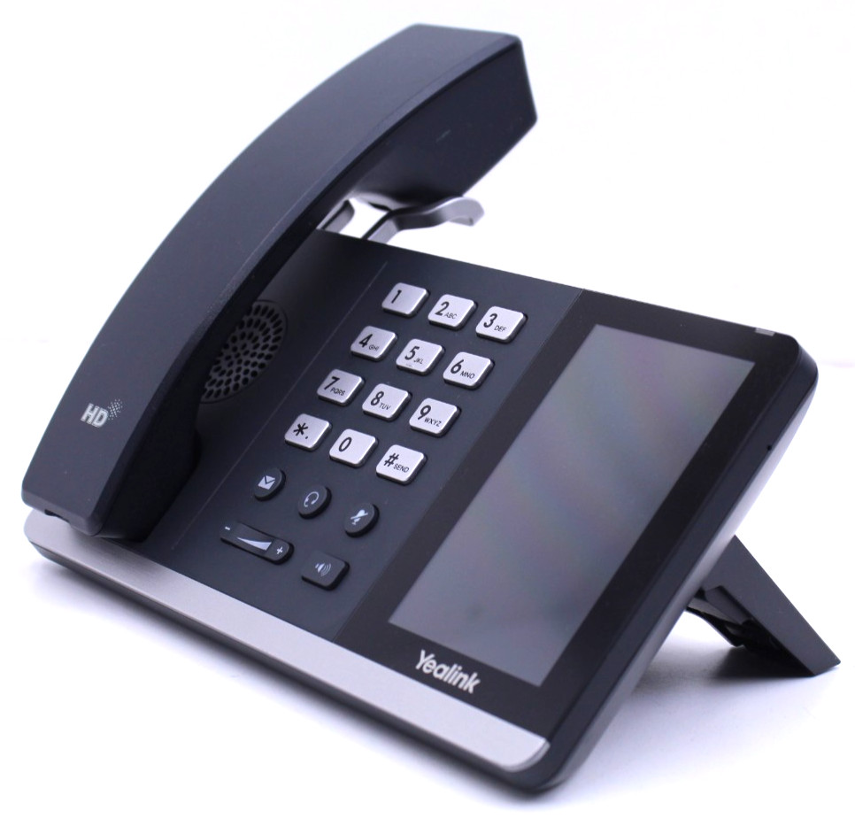 Yealink T55A Touchscreen Smart Business Phone w/ Handset & Stand & Power Adapter