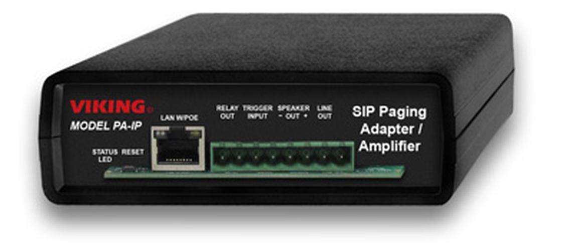 Viking Electronics SIP Multicast Paging Adapter Amplifier PA-IP UPC 615687227…