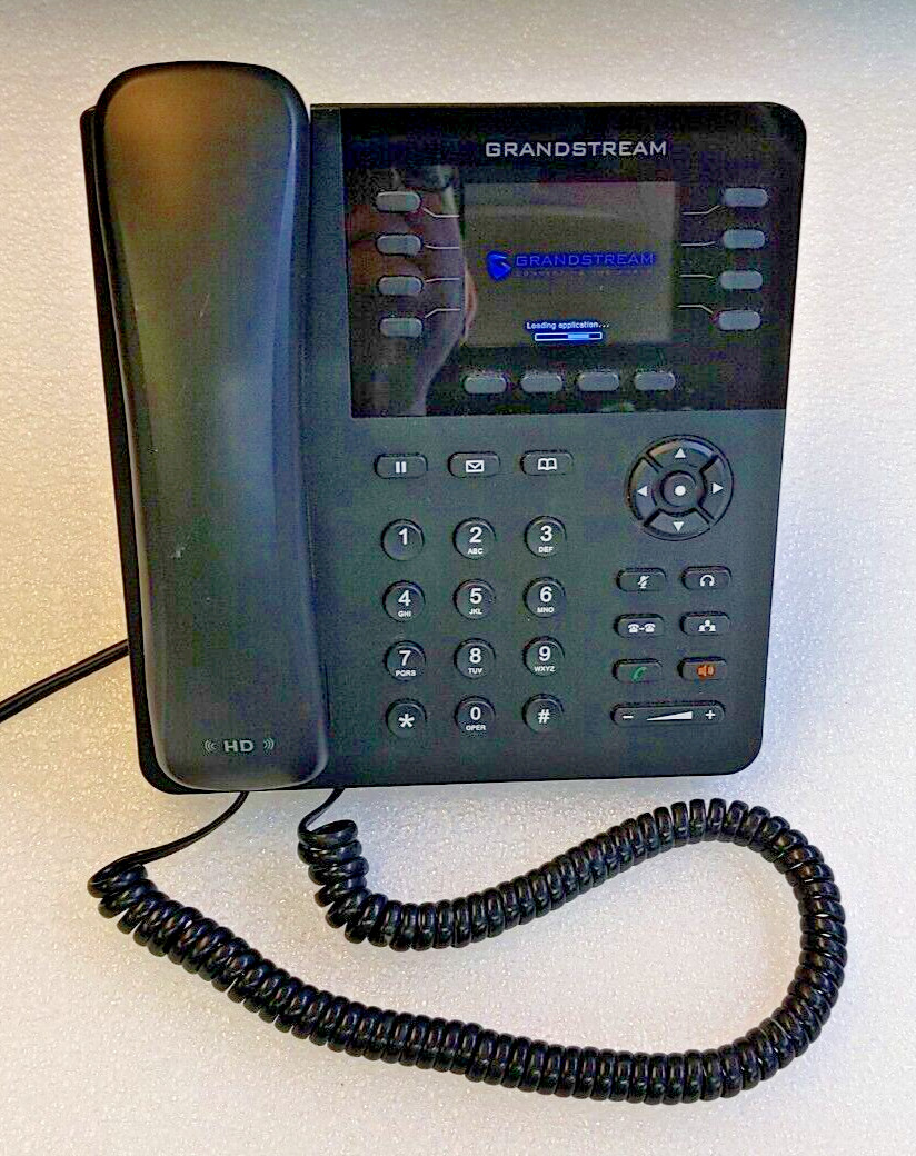 Grandstream GXP2135 IP Phone 8-Line Enterprise VoIP + Gigabit POE Adapter Power