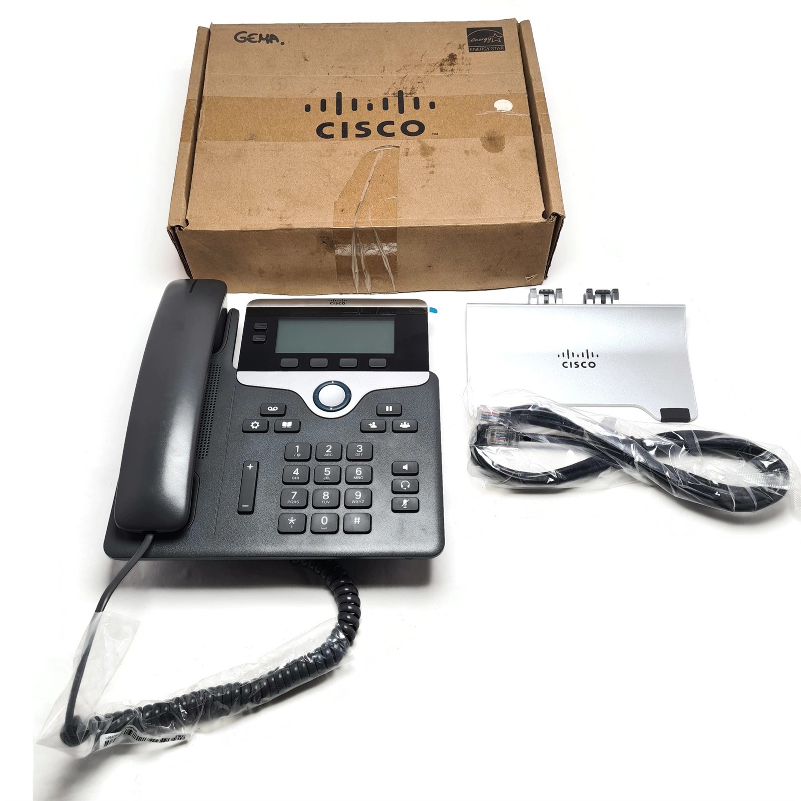 Cisco IP Phone Type CP-7821-K9. Made in China