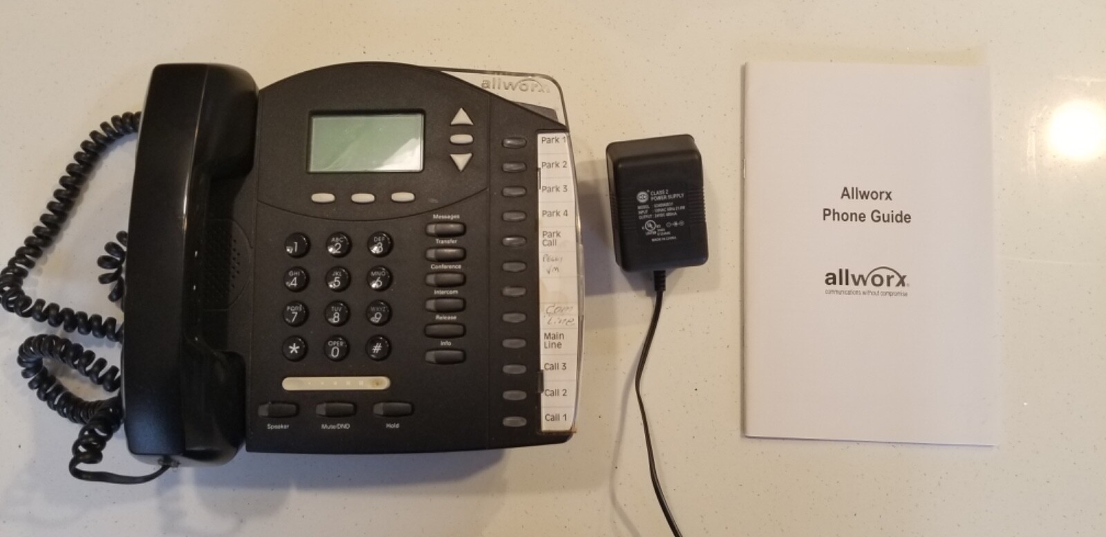 Allworx ip desk phone