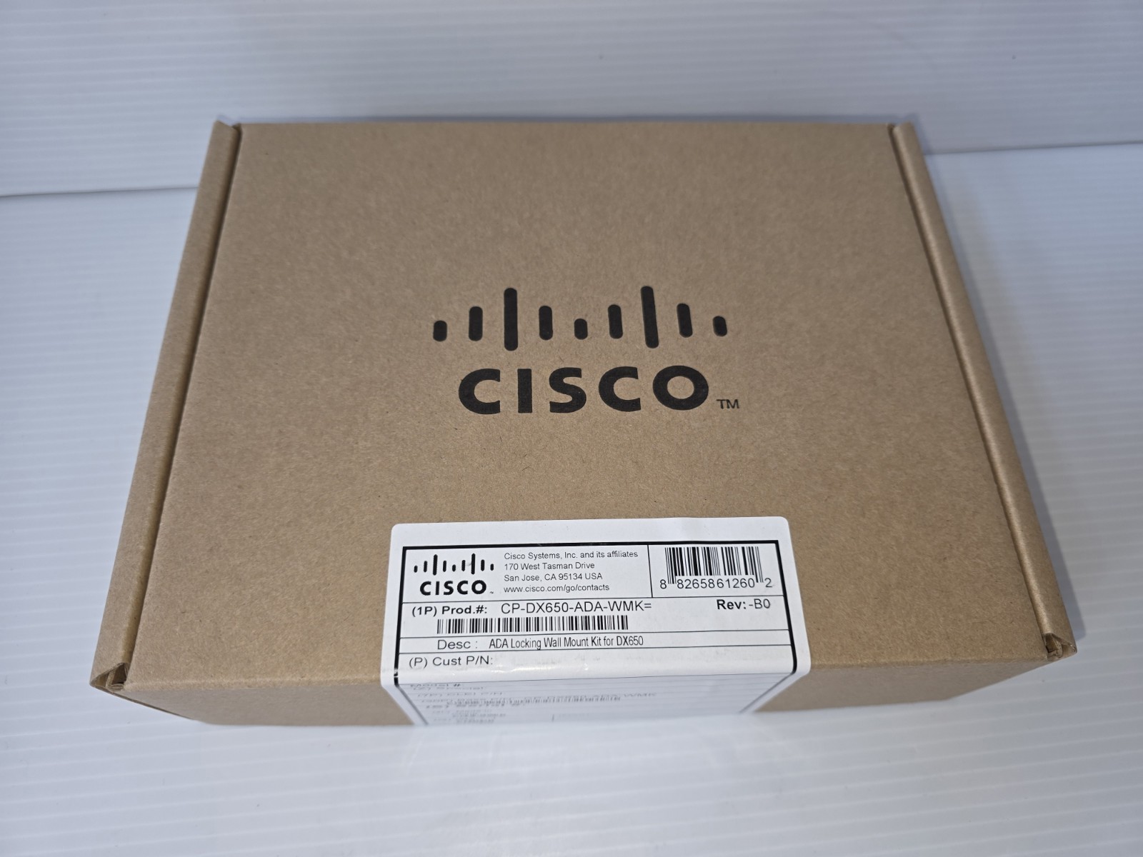 2 x Cisco CP-DX650-ADA-WMK Locking Wall Mount Kit for DX650 NEW