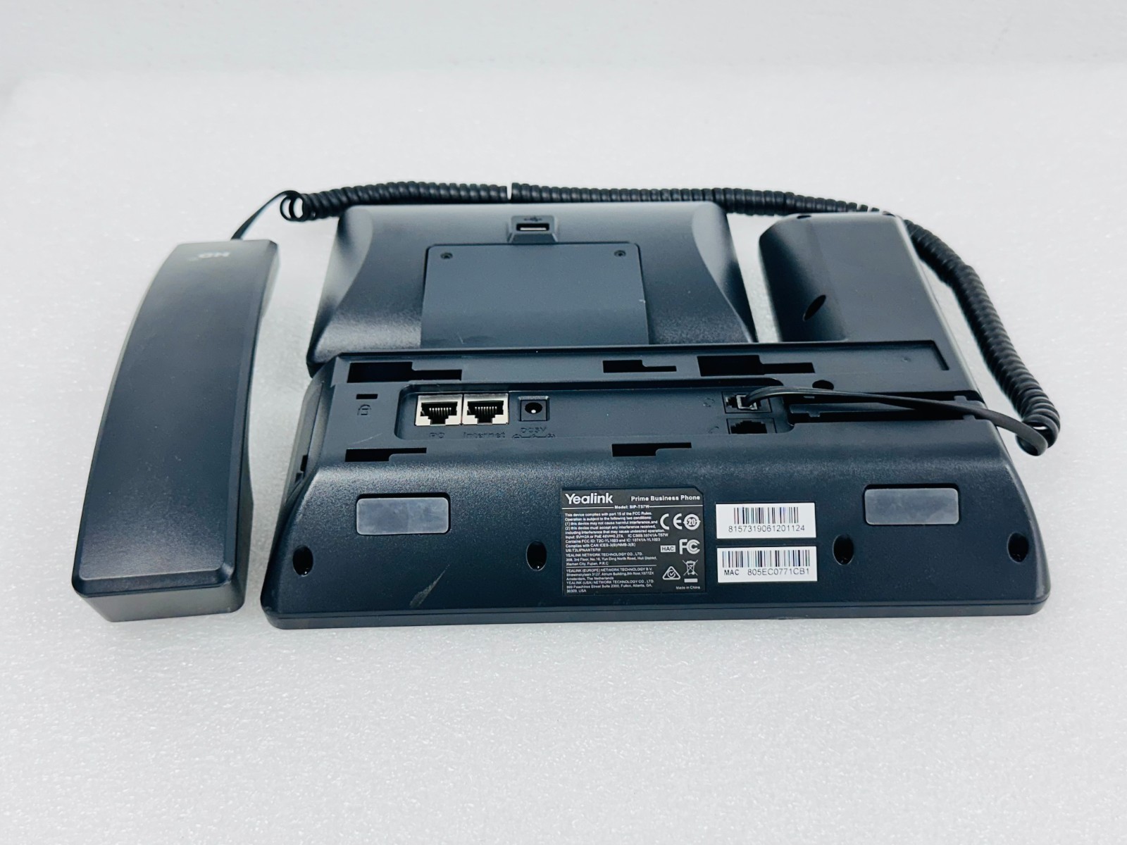 Yealink SIP-T57W Prime Business Phone Unit NO AC ADAPTR / BASE FREE SHIPPING 🚚