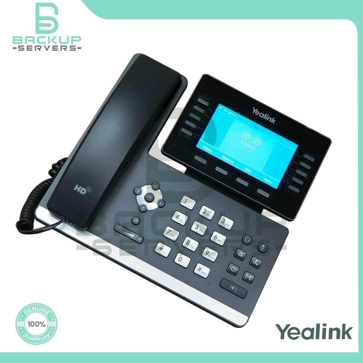 Yealink SIP-T54W Wireless IP Desk Phone with Wi-Fi, Color Display, HD Audio