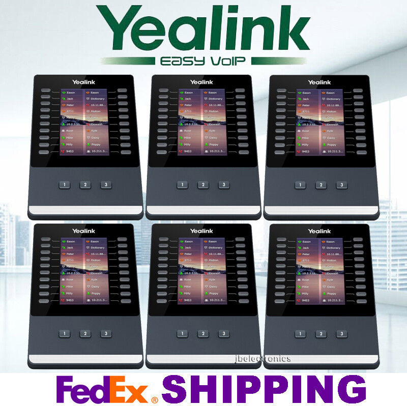 YEALINK EXP43 DUAL COLOR EXPANSION MODULE – 6 EXPANSION MODULES