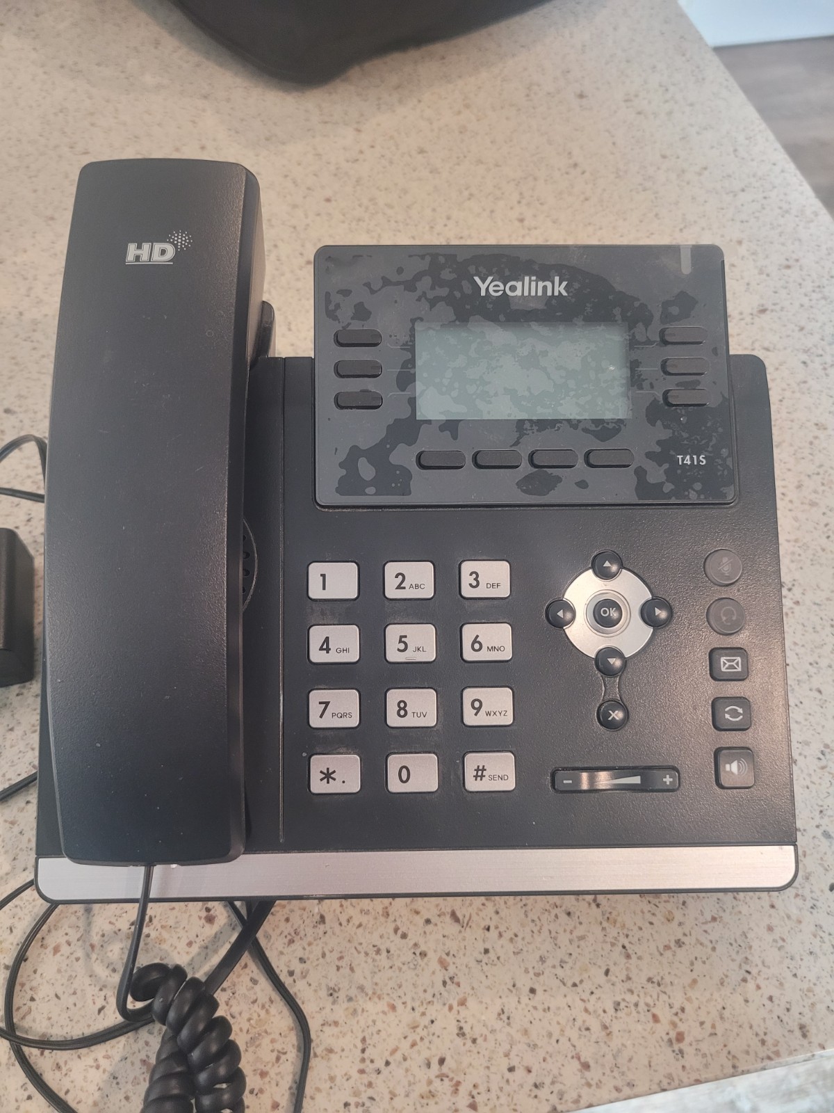 Yealink SIP-T42S Corded IP Phone Black