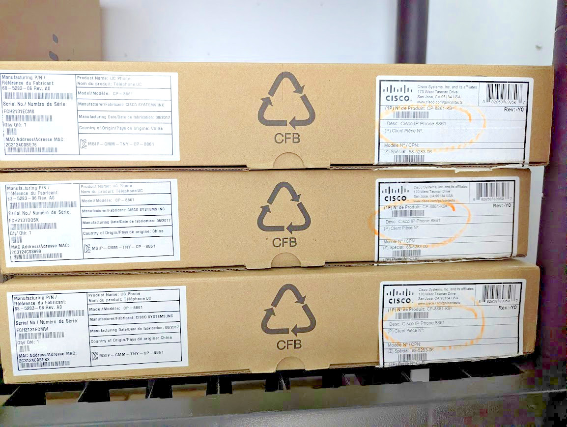 NEW – Cisco CP-8861-K9 IP Phone – Bulk Discounts Available