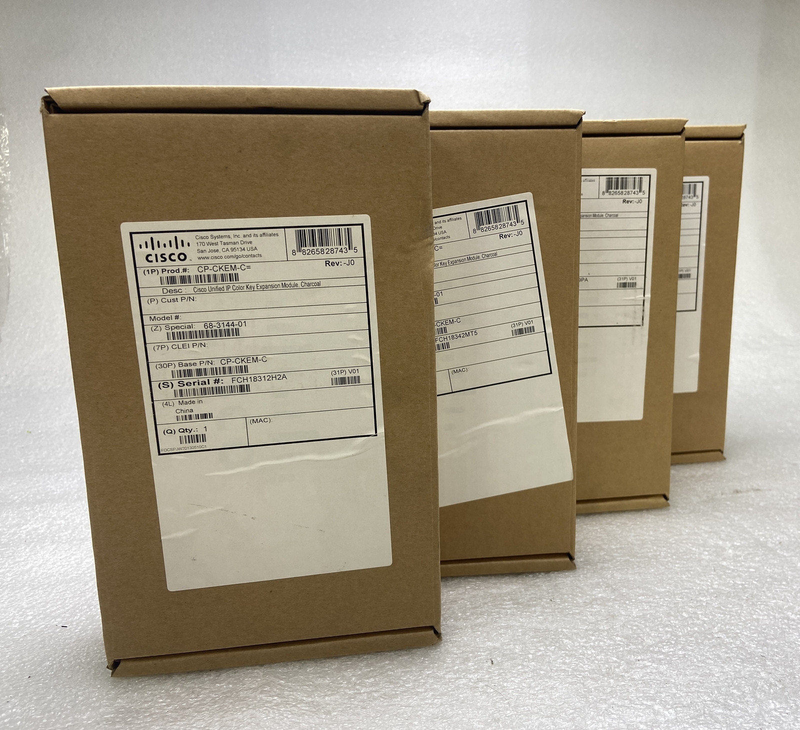 New OPEN Box Cisco CP-CKEM-C Unified IP Color Key Expansion Module LOT of 4