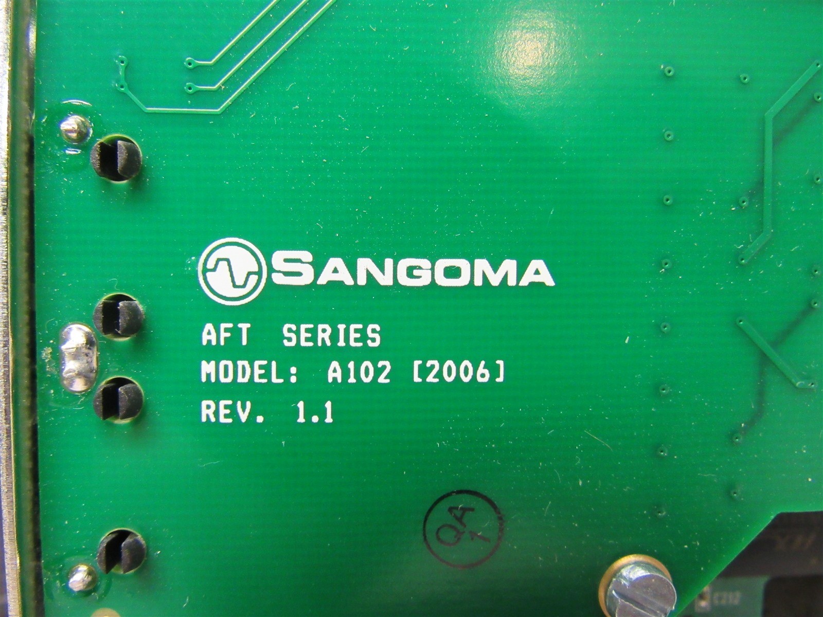Sangoma AFT Series A102 Dual-Port PCIe T1/E1 Echo Cancellation Voice Card rev2.3