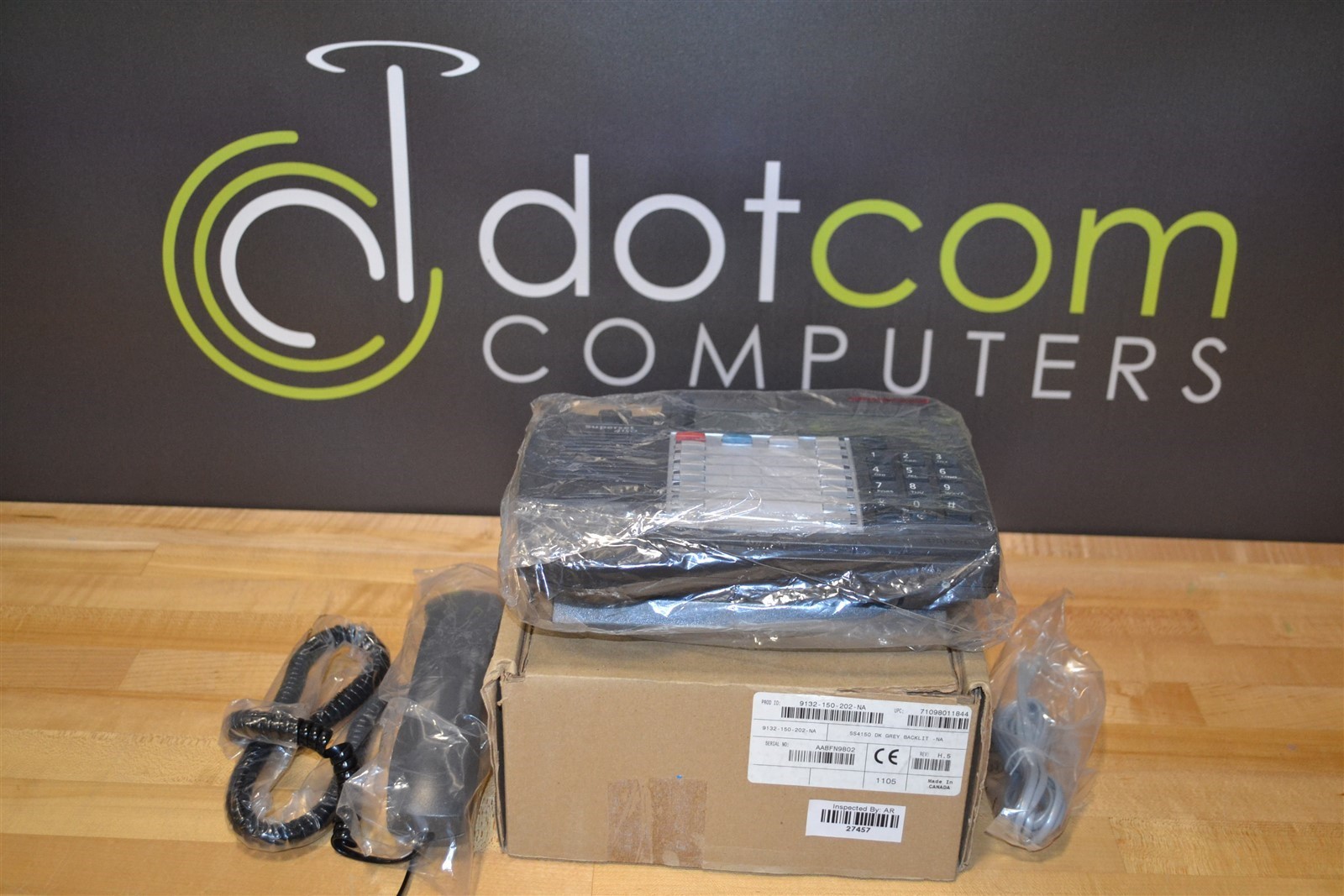 Mitel 4150 Backlit Digital Phone 9132-150-202-NA NEW Speaker Display Dark Gray