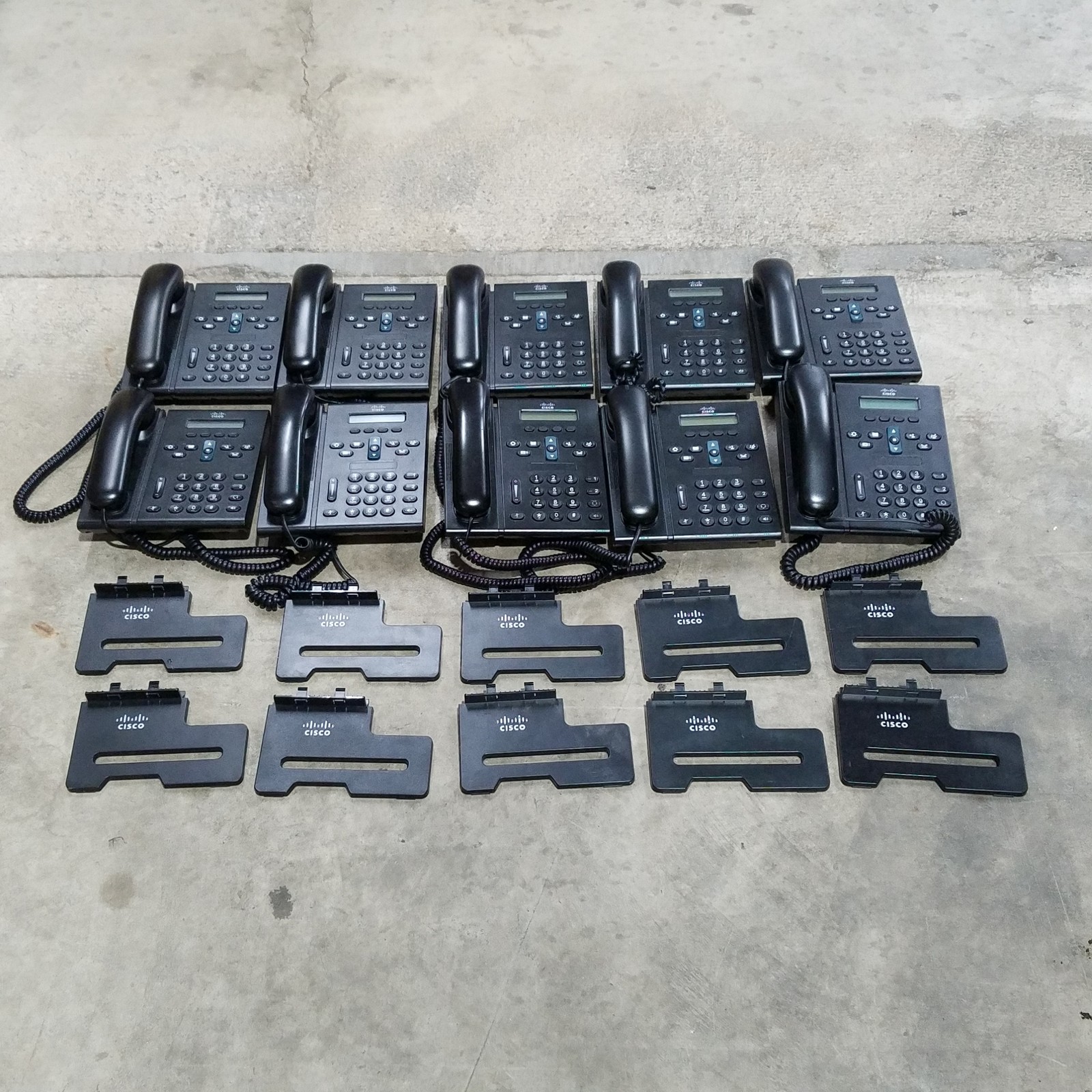 Lot Of 10 Cisco CP-6921 Unified IP Phones – USED