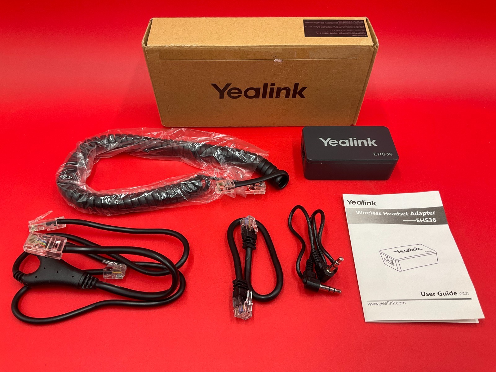 Yealink IP Phone Wireless Headset EHS36 ✅ ❤️️ ✅ ❤️ OPEN BOX ✅ ❤️️ ✅ ❤️