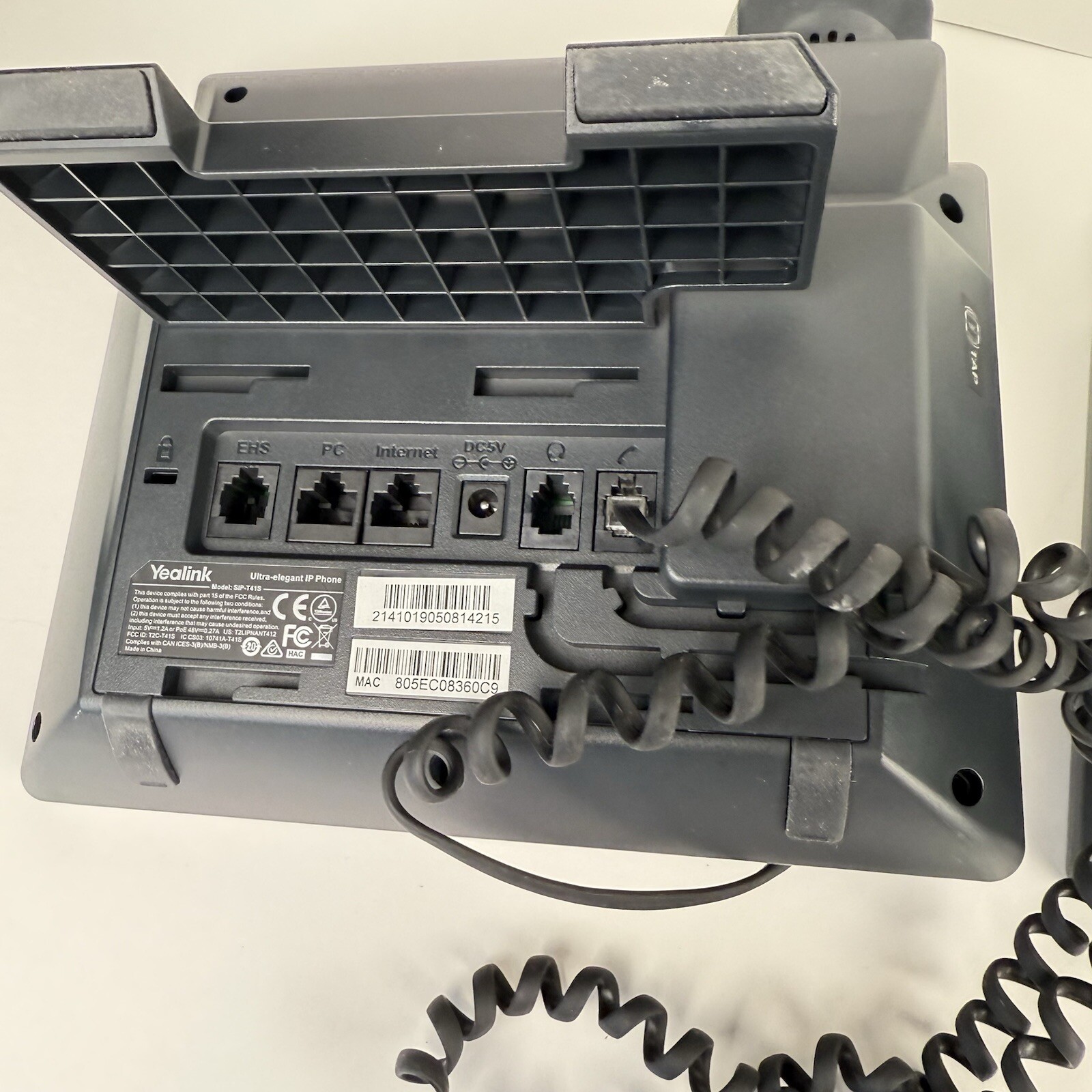 Yealink SIP-T41S POE IP Phone Set Lot of 3 Tested Working Verizon Work Office