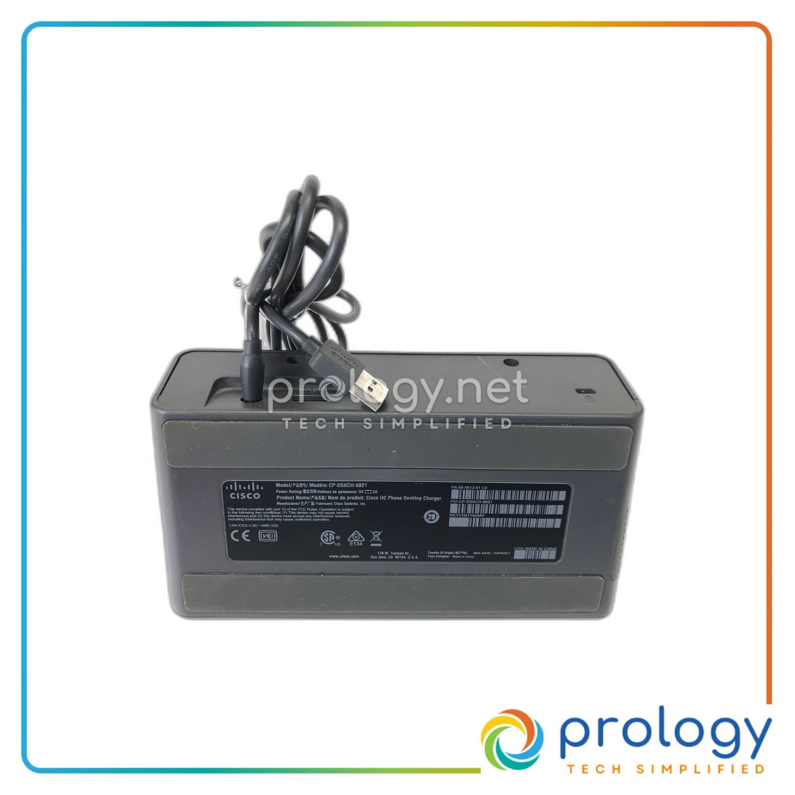 Cisco CP-DSKCH-8821 Dekstop Charger Power Supply for CP-8821