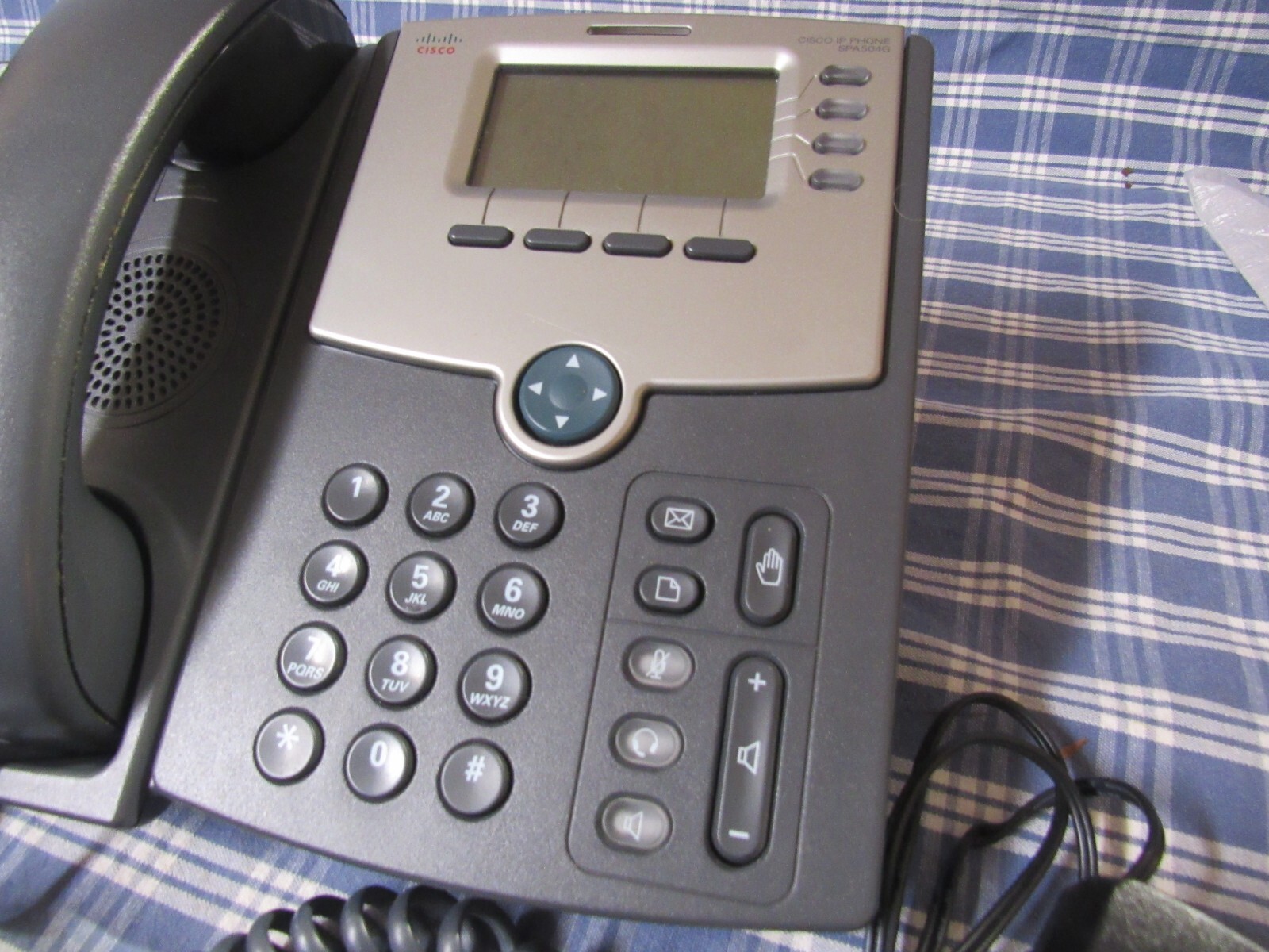 Cisco SPA 504G 4-Line, 2-Port Switch PoE IP Phone #1 FAST FREE SHIPPING.