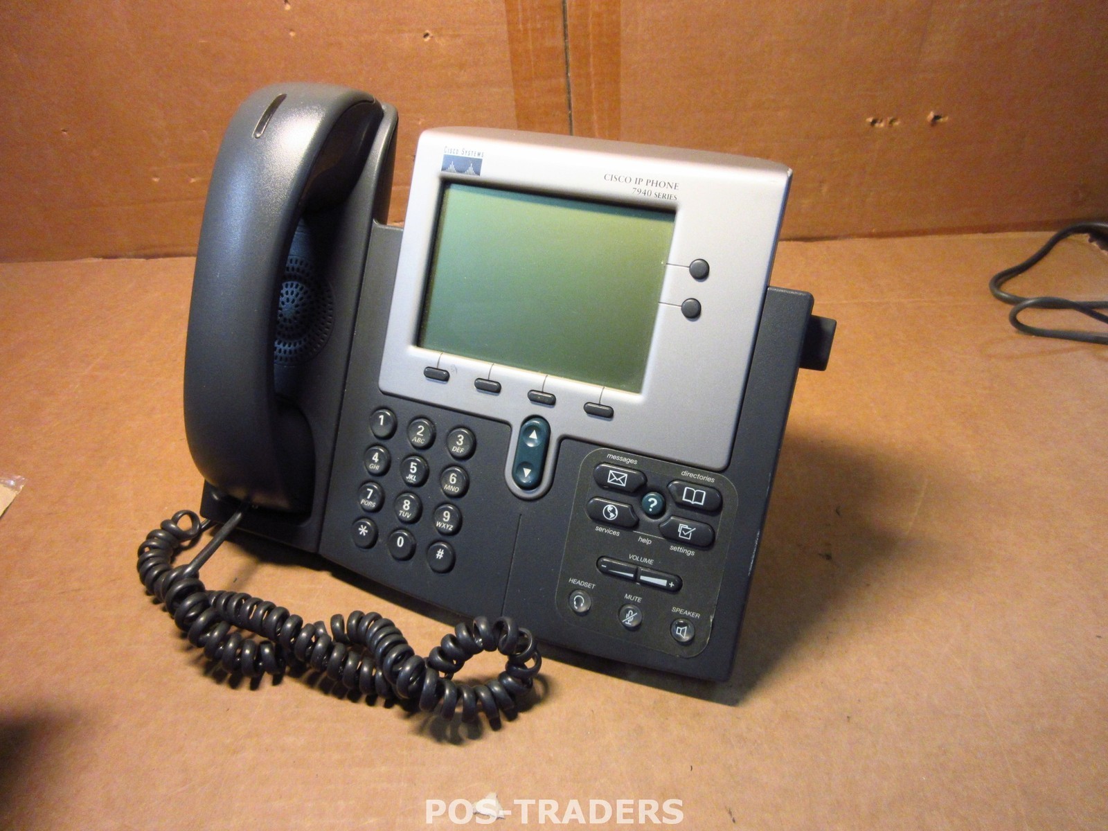 Cisco CP-7940G 7940G VoIP IP Phone Telephone Phone Ex Psu INCL HANDSET & STAND