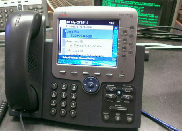 CISCO IP PHONE CP-7975G Latest Firmware.7975 Color Screen Phone Touch Screen