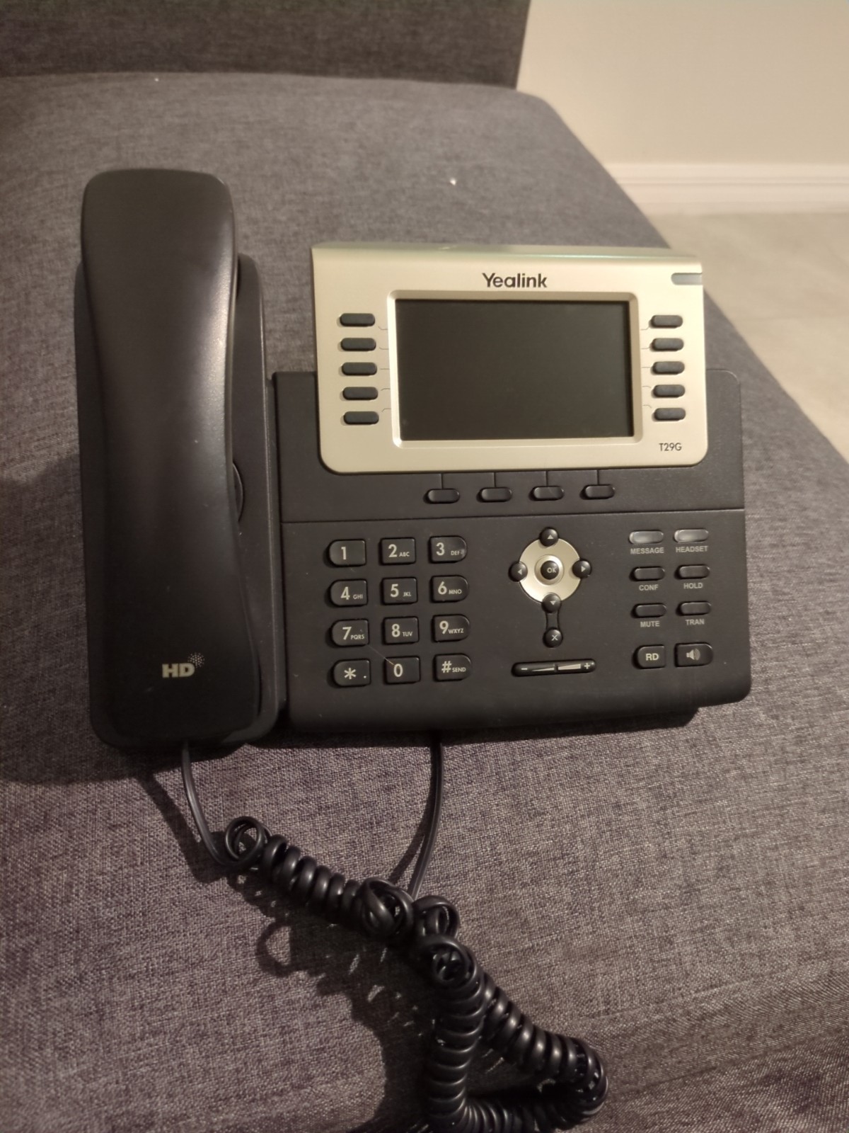 Yealink SIP-T29G IP Phone No Power Adapters Tested and Working Great Condition