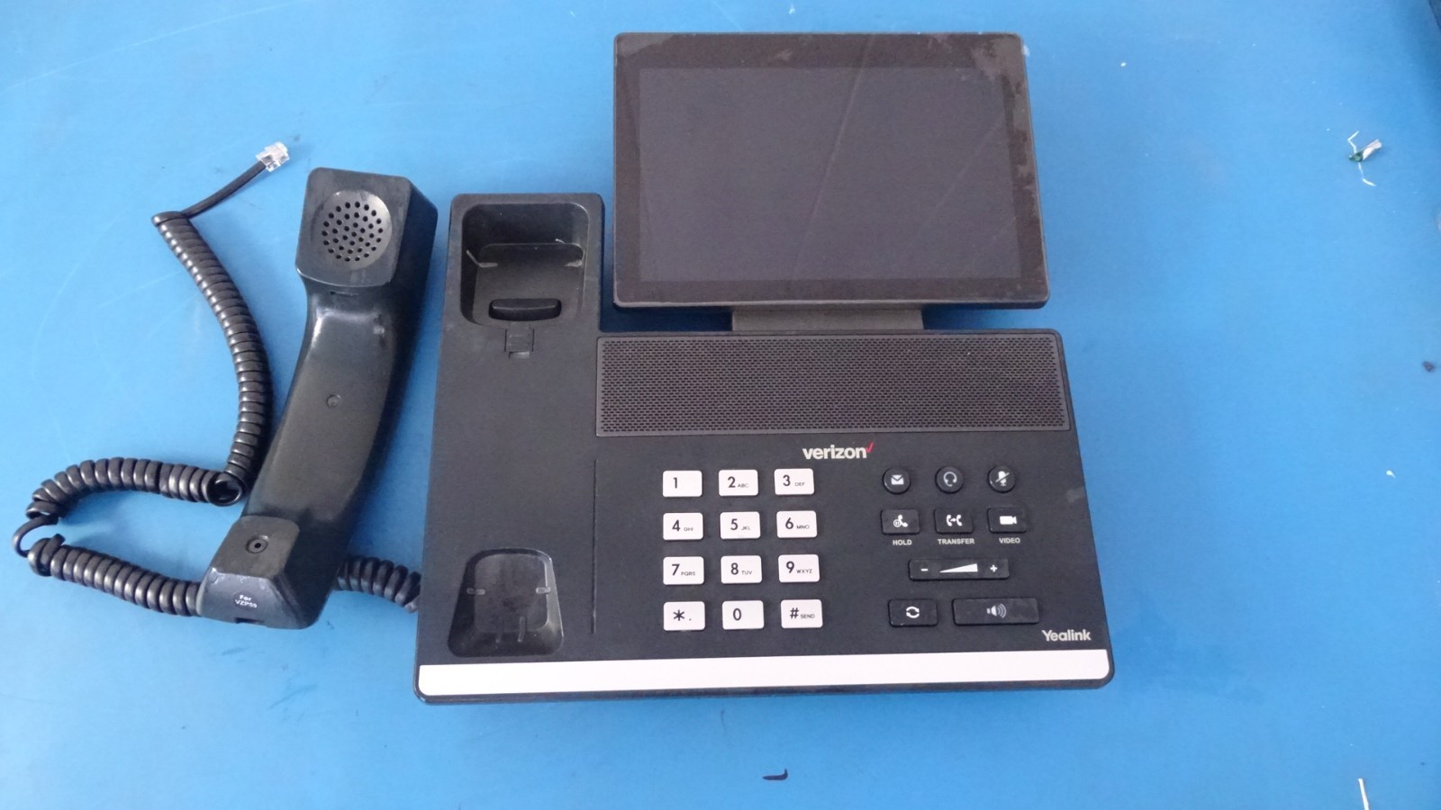 Yealink VP59 Flagship Smart Video IP Phone Verizon Logo Touchscreen Wi-Fi PoE