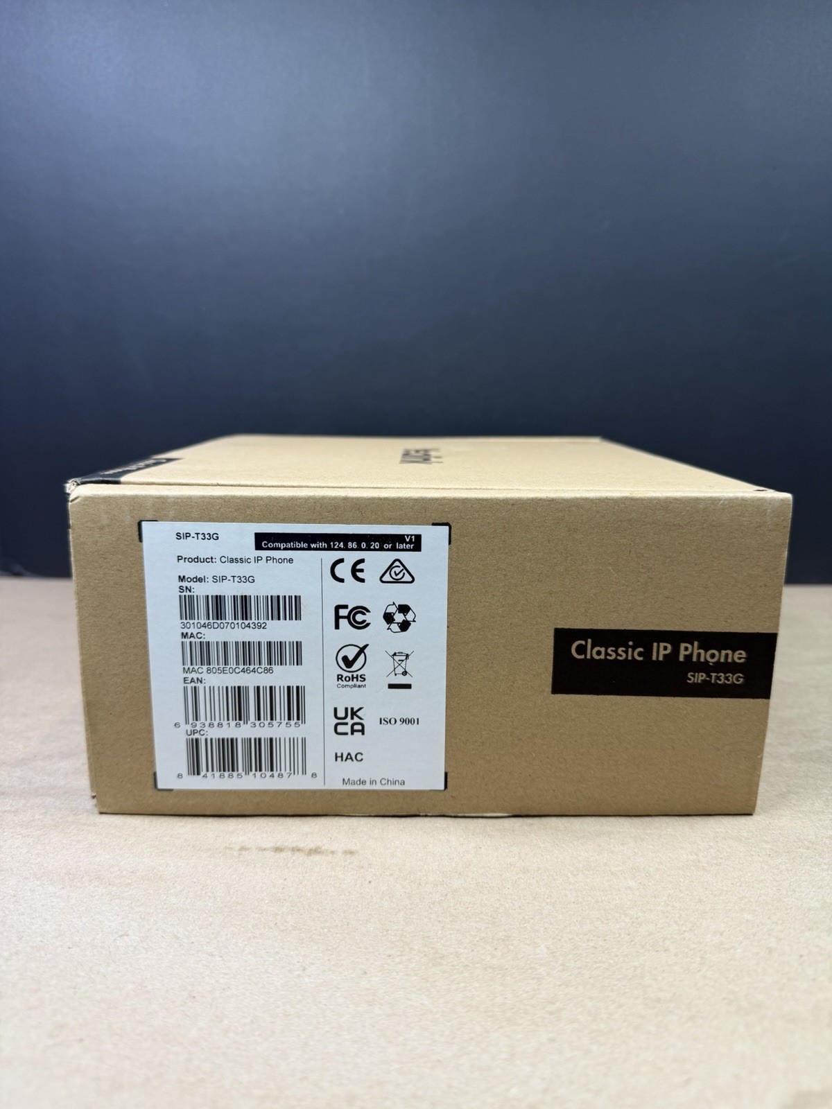 Yealink Classic Ip Phone SIP -T33P & & T33G Open Box Ships Fast!